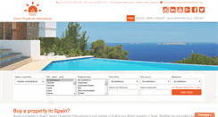 Desktop Screenshot of dreampropertiesinternational.com